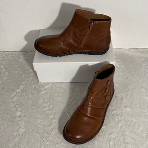 Clarks Brown Ankle Boots